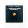 Stand with Gaza Map of Palestine Pin Gold